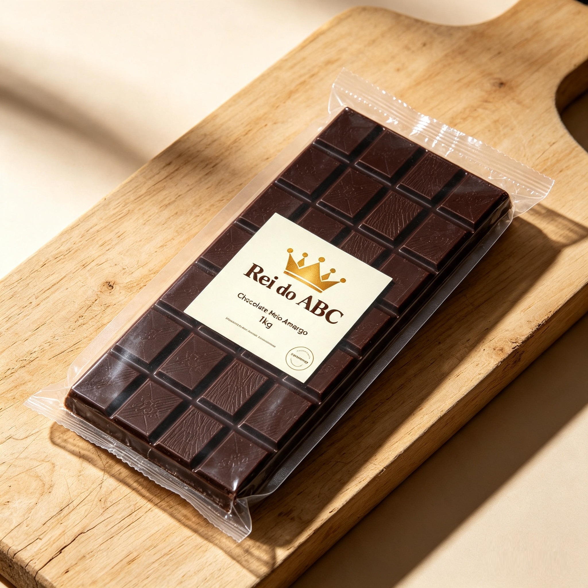 Barra de Chocolate Meio Amargo - 1Kg